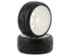 Image 1 for GRP Tires GT - TO3 Revo Belted Pre-Mounted 1/8 Buggy Tires (White) (2) (XM3)
