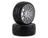 Image 1 for GRP Tyres GT - TO3 Revo Belted Pre-Mounted 1/8 Buggy Tires (Silver) (2) (XB1)