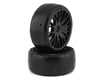 Image 1 for GRP Tires GT - TO4 Slick Belted Pre-Mounted 1/8 Buggy Tires (Black) (2) (XB3)