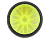 Image 2 for GRP Tyres GT - TO4 Slick Belted Pre-Mounted 1/8 Buggy Tires (Yellow) (2) (XB1)