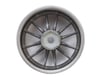Image 2 for HPI 12mm Hex 26mm Work XSA 02C TC Wheel (Black/Chrome) (2) (9mm Offset)