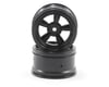 Image 1 for HPI 12mm Hex 31mm Vintage 5-Spoke Wheel (2) (6mm Offset) (Black)