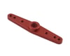 Image 1 for Hitec Machined Aluminum Double Sided Servo Horn (Red)