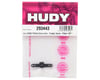 Image 2 for Hudy Aluminum Clamping "Offset" 2 Hole Servo Horn (25T -Futaba/Savox/Protek)