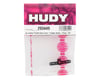 Image 2 for Hudy Aluminum Clamping 2 Hole Servo Horn (25T -Futaba/Savox/Protek)