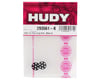 Image 2 for Hudy Aluminum Rear Wing Shim (Black) (2)