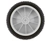 Image 2 for JConcepts Swaggers 2.2" Pre-Mounted 2WD Front Buggy Carpet Tires (White) (2) (Pink)