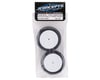 Image 3 for JConcepts Fuzz Bite LP 2.2" Mounted Rear Buggy Carpet Tires (White) (2) (Pink)