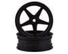 JConcepts Starfish Street Eliminator 2.2" Front Drag Racing Wheels (Black) (2)
