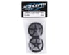 Image 3 for JConcepts Starfish Street Eliminator 2.2" Front Drag Racing Wheels (Black) (2)