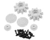 Image 3 for JConcepts Aggressor 2.6x3.8" Monster Truck Wheel (White) (2) w/17mm Hex