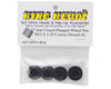 Image 2 for King Headz 17mm Coarse Thread Flanged Closed End Wheel Nut (Black) (4)