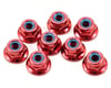 Image 1 for Kyosho 4x5.6mm Steel Flanged Locknut (Red) (8)