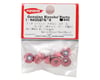 Image 2 for Kyosho 4x5.6mm Steel Flanged Locknut (Red) (8)