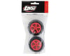 Image 3 for Losi Mini JRX2 Pre-Mounted Rear 4 Row Tire (Red) (2)