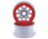 Image 1 for Losi DBXL-E 2.0 1/5 Scale Beadlock Wheels (Silver/Red) (2) w/24mm Hex