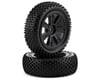 Image 1 for LRP VTEC Kamikaze 10 Pre-Mounted 1/10 4WD Front Buggy Tires (J Compound)