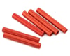Image 1 for Lumenier 35mm Aluminum Textured Spacers (6) (Orange)