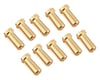 Image 1 for Maclan Max Current 5mm Low Profile Gold Bullet Connectors (10)