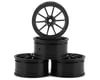 Image 1 for MST TCR RS "17" Touring Car Wheels (Black) (4) (+1mm Offset)