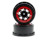 Image 1 for Pro-Line Split Six Bead-Loc Short Course Front Wheels (Black/Red) (2)