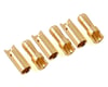 Image 1 for ProTek RC 5.5mm "Super Bullet" Solid Gold Connectors (3 Male/3 Female)