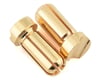 Ruddog 5mm Short Gold Male Bullet Plug (2) (10mm Long)