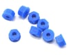 Image 1 for RPM 8-32 Nylon Nuts (Neon Blue) (8)