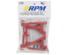 Image 2 for RPM Front Upper & Lower A-Arm Set (1/16 E-Revo) (Red)