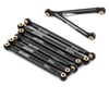 Samix SCX24 Aluminum Link Set (7) (133.7mm) (Black)