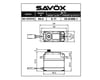 Image 2 for Savox SV-1270TG Digital "Monster Torque" Titanium Gear Servo (High Voltage)