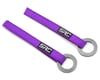 Sideways RC Scale Drift Nylon Tow Sling w/Ring Hook (Purple) (2)