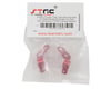 Image 2 for ST Racing Concepts Aluminum 1° Toe-In Rear Hub Carriers (Red)