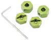 ST Racing Concepts 12mm Aluminum "Lock Pin Style" Wheel Hex (Green)