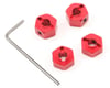 ST Racing Concepts 12mm Aluminum "Lock Pin Style" Wheel Hex Set (Red) (4)