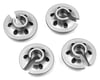 Image 1 for ST Racing Concepts Traxxas 4Tec 2.0 Aluminum Lower Shock Retainers (4) (Silver)