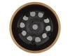 Image 2 for SSD RC SCX24 1.0” Aluminum/Brass D Hole Beadlock Wheels (Black) (2)