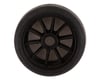 Image 2 for Sweep F1 Pre-Mounted Front Rubber Tires (Black) (2) (Medium)