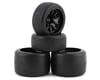 Image 1 for Sweep F1 EXP Pre-Mounted Front & Rear Rubber Tire Set (Black) (4) (Soft/Soft)