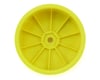 Image 2 for Team Losi Racing 12mm Hex Stiffezel Front 2WD Buggy Wheels (Yellow) (2) (22 4.0)