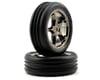 Image 1 for Traxxas Alias 2.2" Front Pre-Mounted Tires (2) (Black Chrome) (Standard)