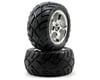 Image 1 for Traxxas Anaconda Rear Tires w/Tracer Wheels (2) (VXL Bandit) (Chrome) (Standard)