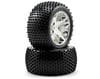 Image 1 for Traxxas Alias Rear Tires w/All-Star Wheels (2) (Chrome) (Standard)