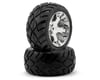 Image 1 for Traxxas Anaconda Rear Tires w/All-Star Wheels (2) (Chrome) (Standard)