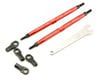 Image 1 for Traxxas Aluminum Toe Link Front Tubes (Red) (2)