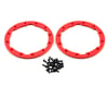 Image 1 for Traxxas Beadlock Style Sidewall Protector w/Hardware (Red) (2)