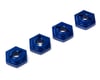 Image 1 for Traxxas Aluminum Hex Wheel Hubs (Blue) (4)