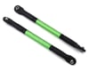 Traxxas E-Revo 2.0 Aluminum Heavy-Duty Steering Link Push Rods (Green) (2)