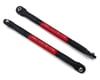 Traxxas E-Revo 2.0 Aluminum Heavy-Duty Steering Link Push Rods (Red) (2)