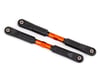 Traxxas Sledge Aluminum Front Camber Link Tubes (Orange) (2)